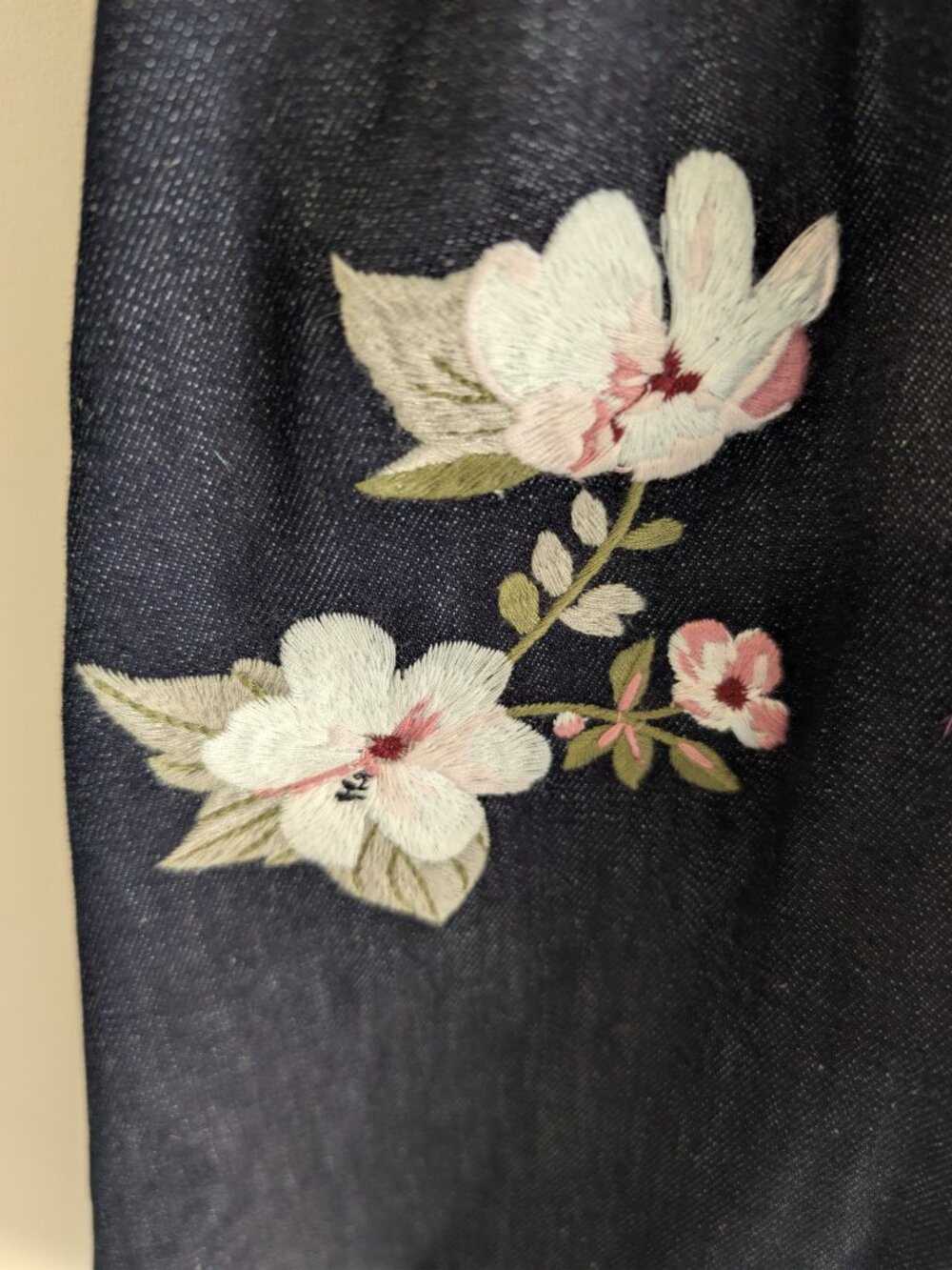 Kate Spade Denim Floral Embroidered Shirt Dress - Picture 10 of 16